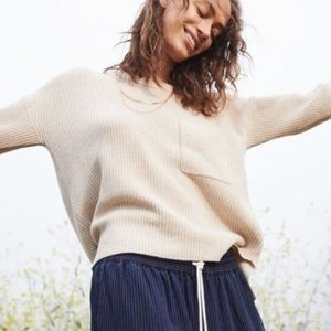 Madewell Thompson pocket pullover (L)